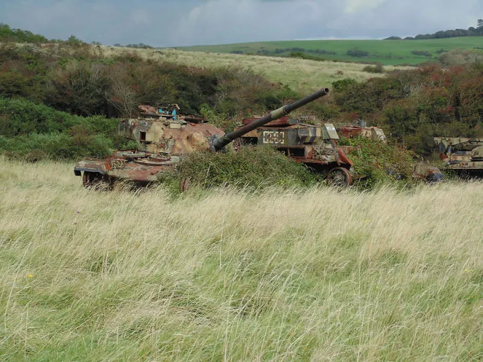 Tank Taken Over By Nature