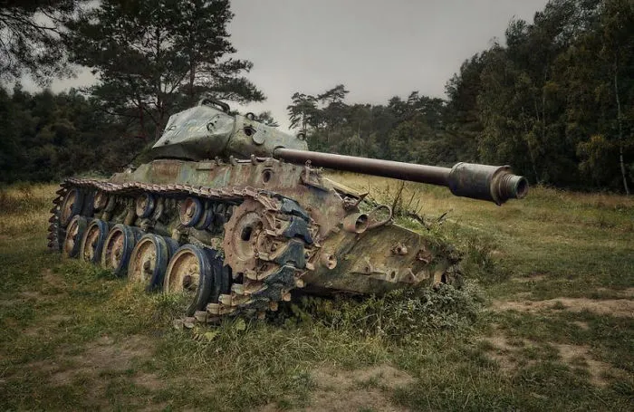 Tank Taken Over By Nature