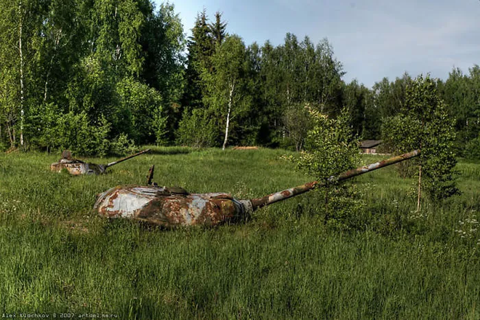 Abandoned Tank Base In Russia