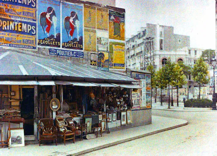 55 Rare Color Photos Of Paris Taken 100 Years Ago