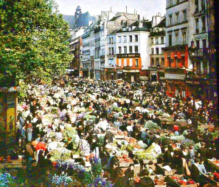 55 Rare Color Photos Of Paris Taken 100 Years Ago