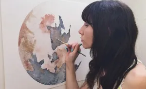 I Watercolor Healing Moons And Crystals To Bring Light To Our Broken And Hurting World