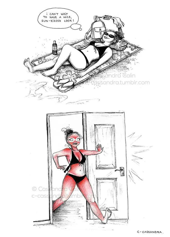 Women’s Everyday Problems Illustrated By Romanian Artist