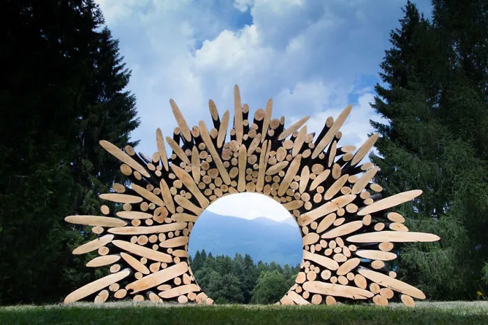 Discarded Tree Trunks Wood Sculptures By Jae-hyo Lee
