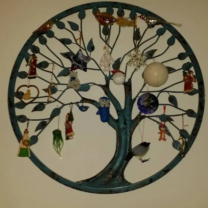 Tree Of Life Christmas Tree Used To Keep My Cat Away From The Ornaments