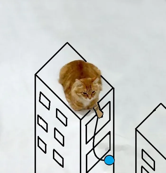 Flat Cat
