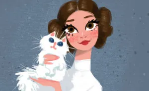 I Work At Walt Disney And In My Free Time I Draw Star Wars Characters And Their Cats