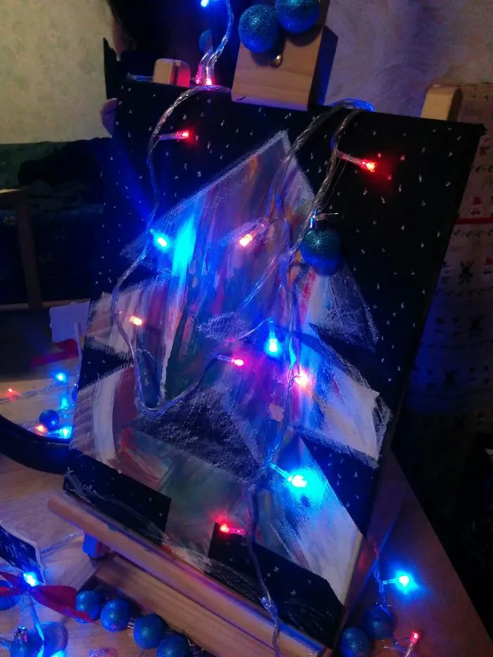Painted Christmas Tree