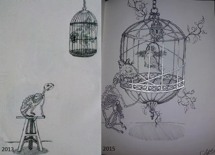 Same Kind Of Concept Separated By 2 Years Of Work!