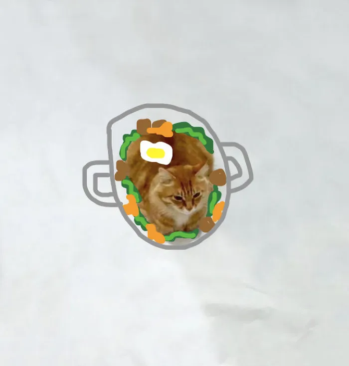 Bathing In Food...