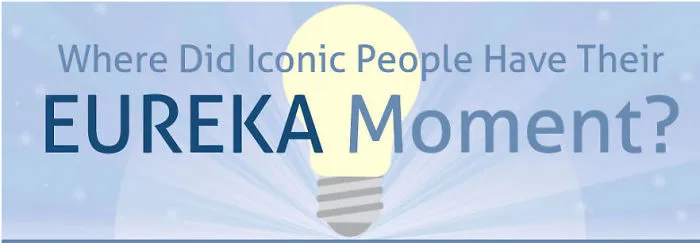 Where Did Iconic People Have Their Eureka Moment?