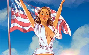 American Pin-Up 2016 Calendar Inspired By The Places I Visited In USA
