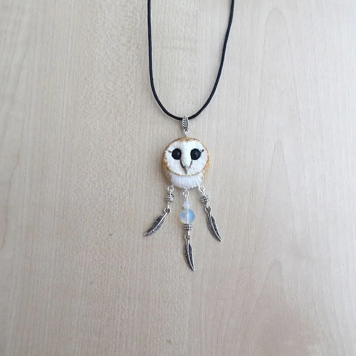 Barn-owl Pendant
