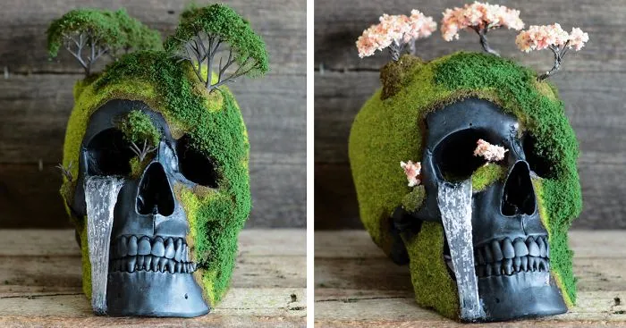 Bonsai Skulls Bring The Dead To Life