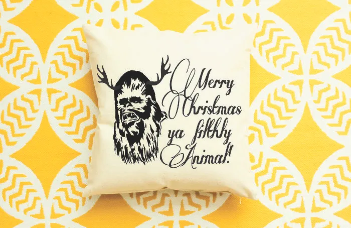 A Hairy Christmas Pillow