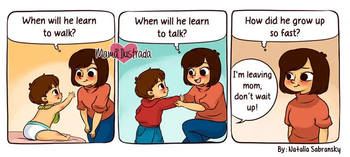 Mom Illustrates Her Everyday Motherhood Problems