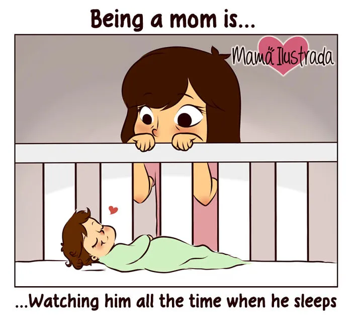 Mom Illustrates Her Everyday Motherhood Problems