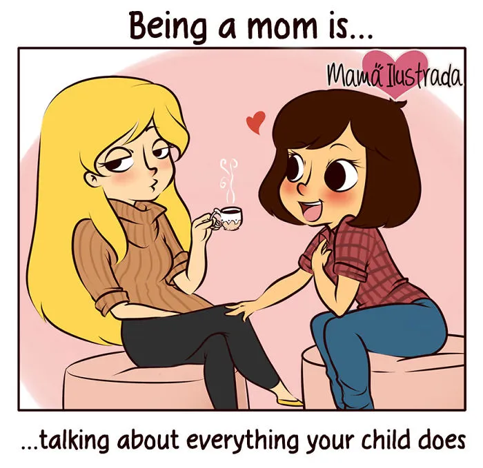 Mom Illustrates Her Everyday Motherhood Problems