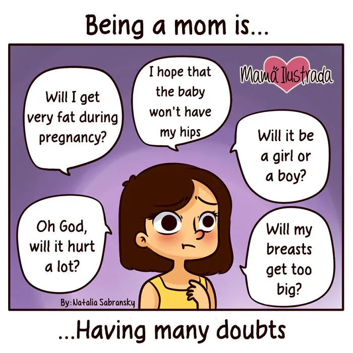 Mom Illustrates Her Everyday Motherhood Problems