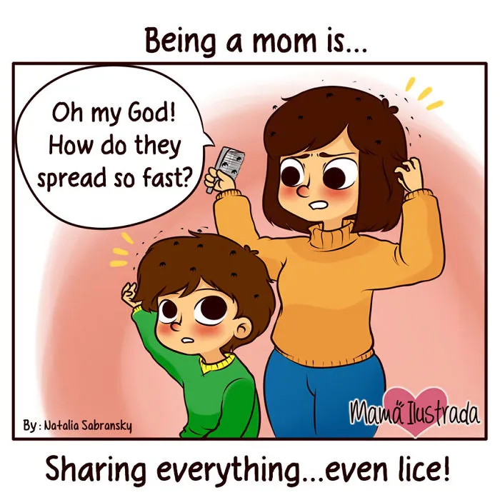 Mom Illustrates Her Everyday Motherhood Problems