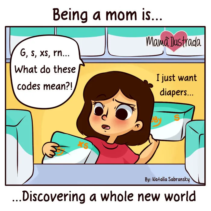 Mom Illustrates Her Everyday Motherhood Problems