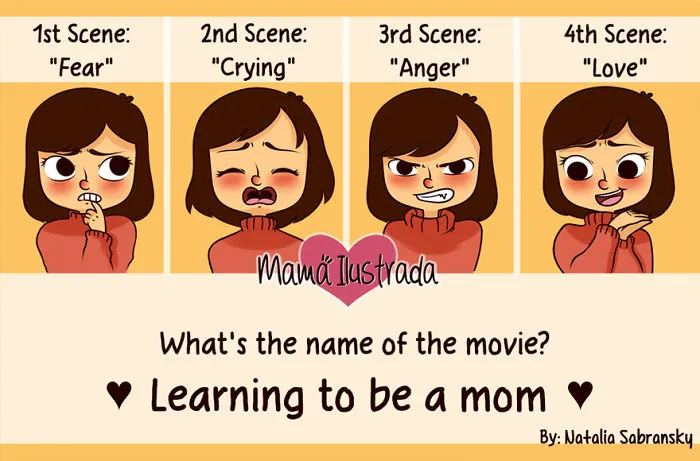Mom Illustrates Her Everyday Motherhood Problems