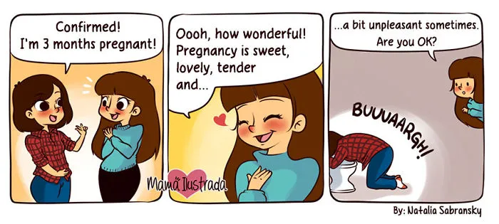 Mom Illustrates Her Everyday Motherhood Problems