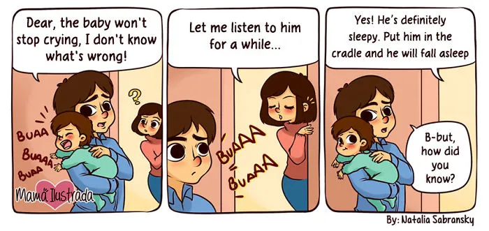 Mom Illustrates Her Everyday Motherhood Problems