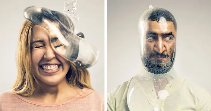 I Made A Funny Photo Project With Condoms