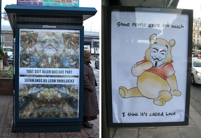 Artists Fill Paris With 600 Fake Ads To Protest Corporate Sponsorship Of Climate Conference