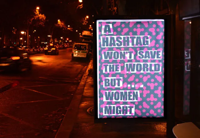 Artists Fill Paris With 600 Fake Ads To Protest Corporate Sponsorship Of Climate Conference