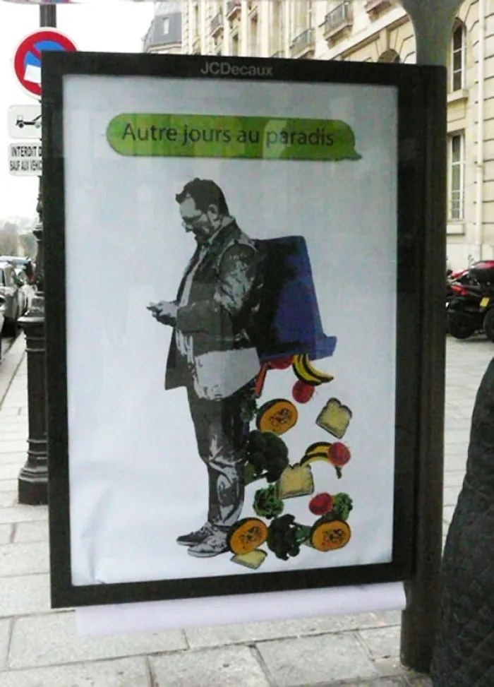 Artists Fill Paris With 600 Fake Ads To Protest Corporate Sponsorship Of Climate Conference