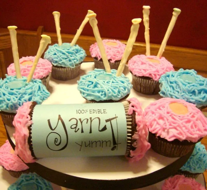 Yarn Cupcakes