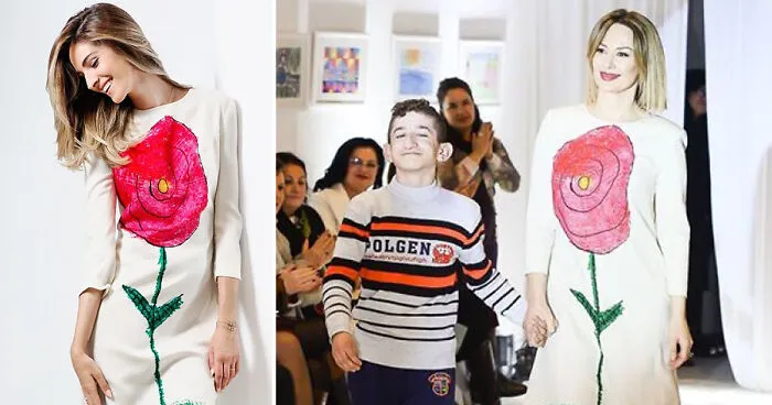 Deaf Pupils' Drawings Turned Into A Beautiful Fashion Collection