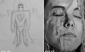 72 Before And After Drawings Show Practice Makes Perfect