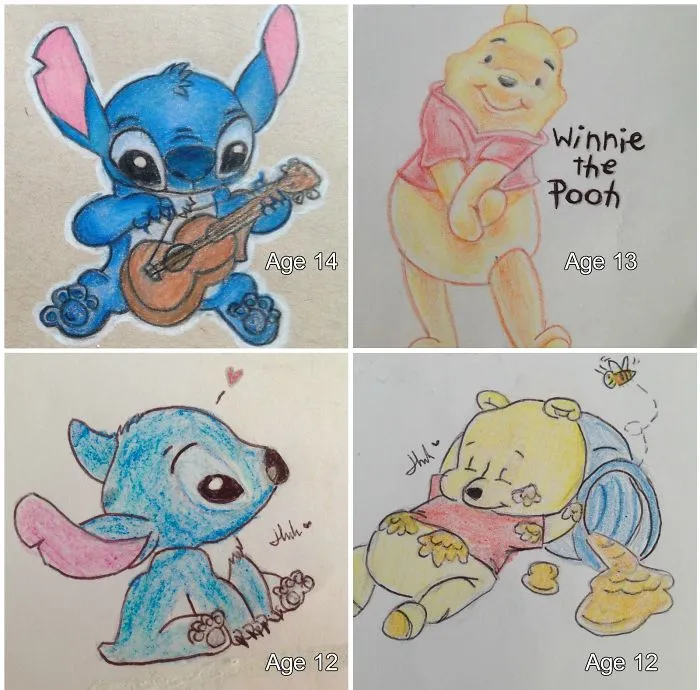 Drawings From Age 12 To 15