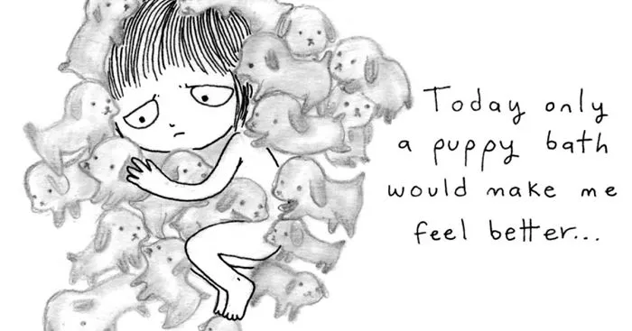 Mexican-Canadian Creates Emotional Cartoons To Handle  Her Thoughts