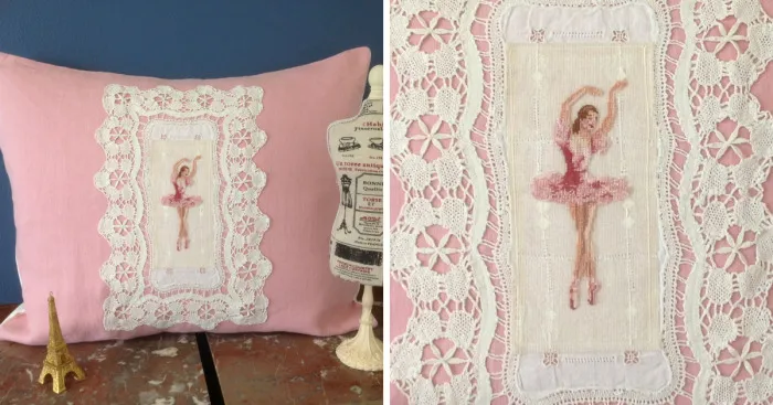 I Make Pillows From Vintage European & American Textiles