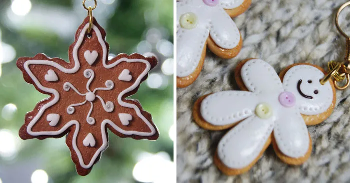 Cute Polymer Clay Jewelry I Made For Christmas!