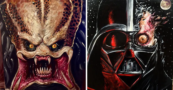 I Paint Movie Characters From My Point Of View