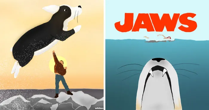 I Draw Corgis Into Iconic Movie Scenes