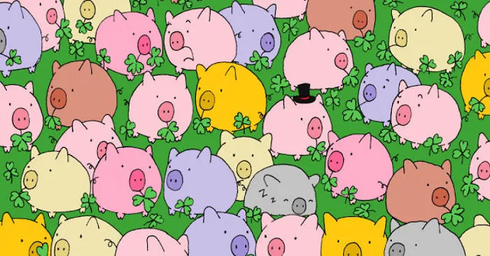 Tired Of Pandas? Try To Find A Four-Leaf Clover!