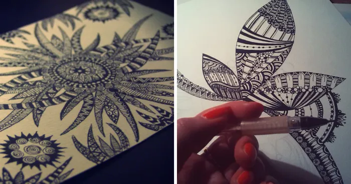 I'm A Pharmacist And My Drug Is Black & White Gel Pen Drawings