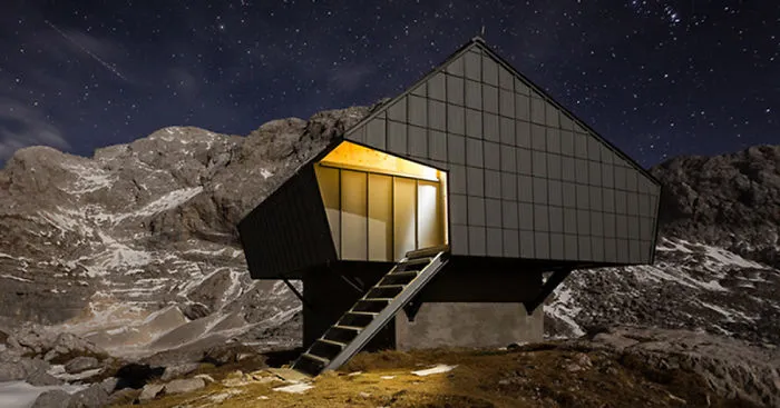 Former WW1 Bunker Transformed Into A Cozy Cabin For Mountaineers
