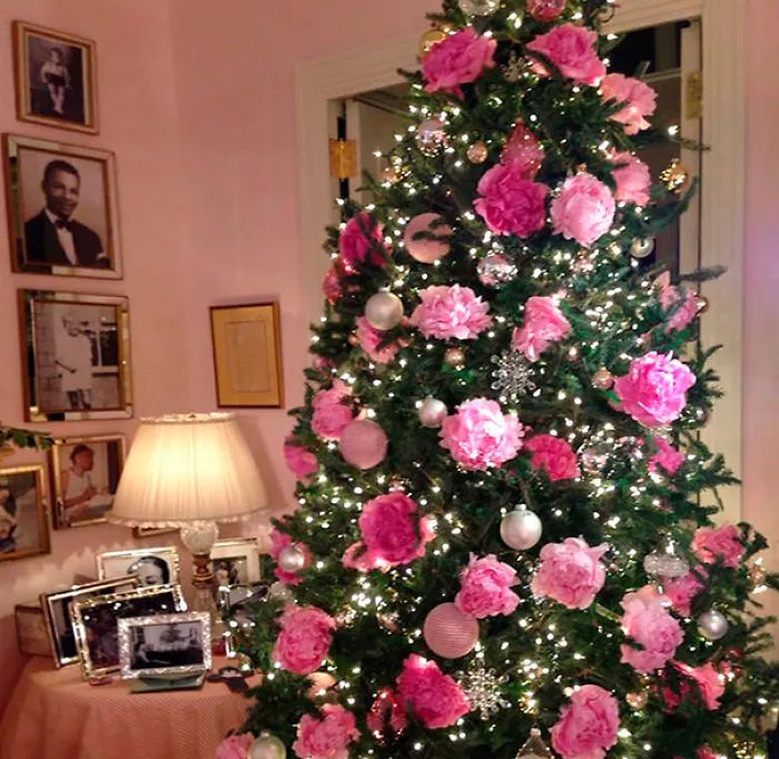 Floral Christmas Tree