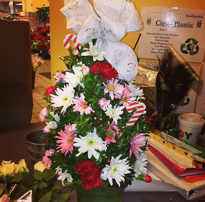 Floral Christmas Tree