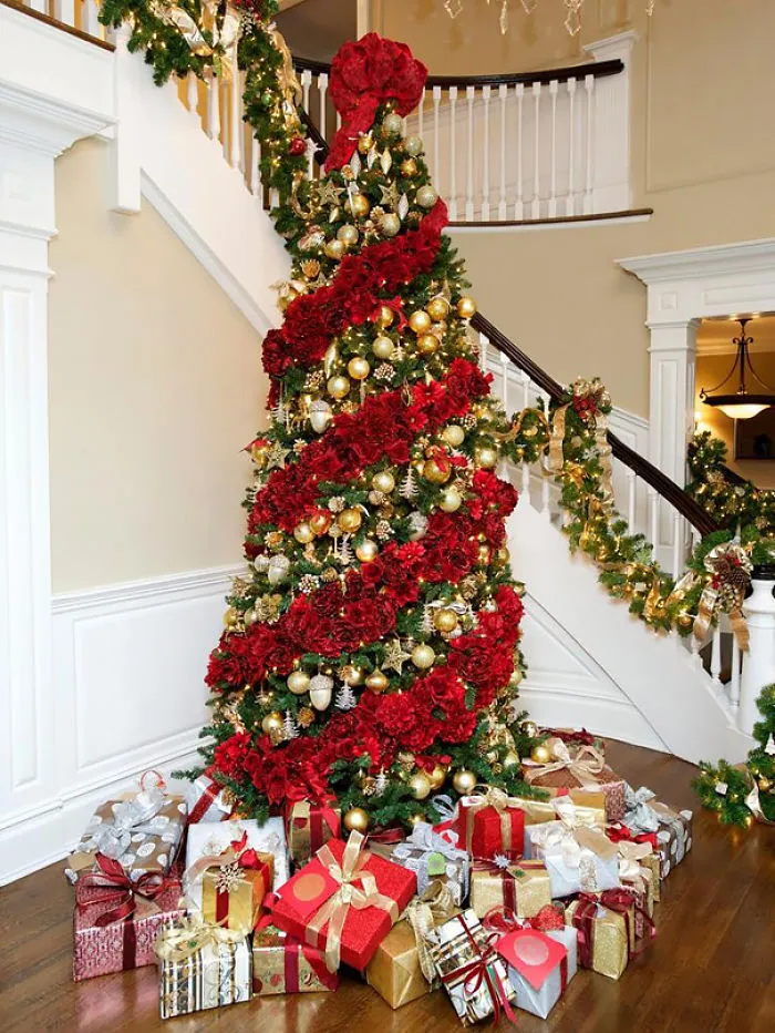 Floral Christmas Tree
