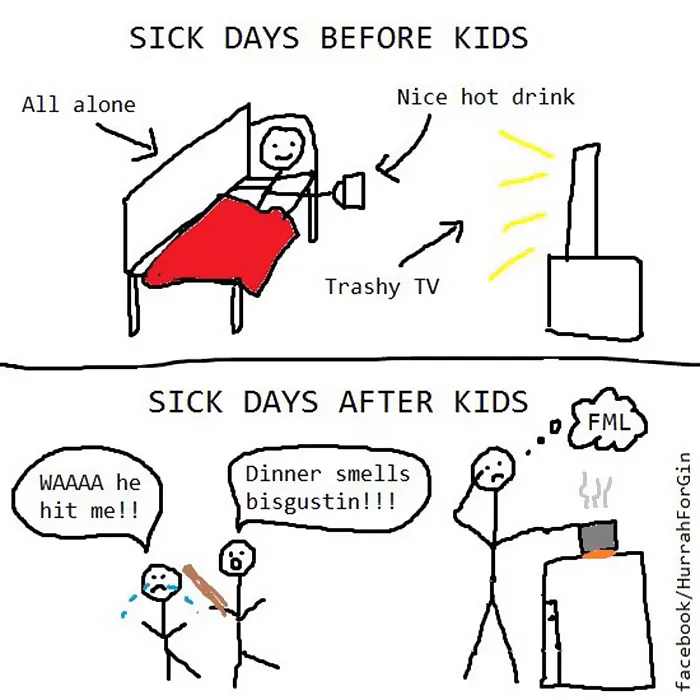Mom Draws Her Everyday Parenting Problems In Brutally Honest Cartoons