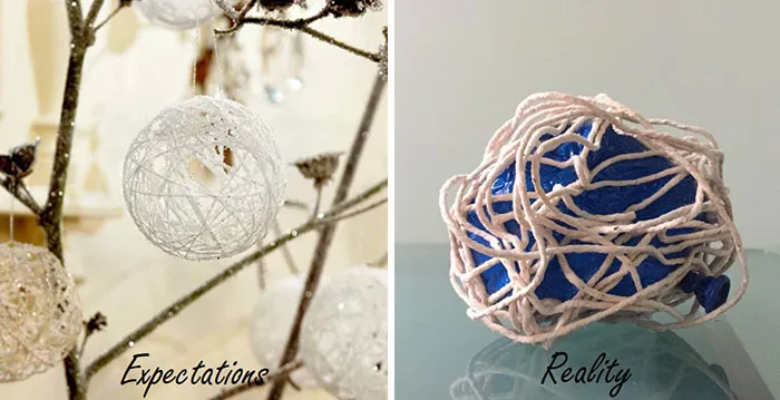 I Tried To Make Handcrafted Xmas Decorations... And Failed