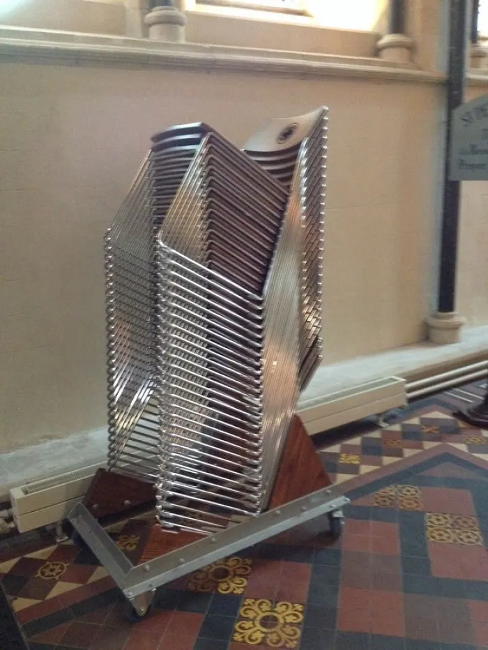 The Most Beautiful Stack Of Chairs Ever.